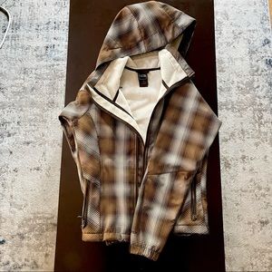 North Face Luxury Plaid Apex Ski Jacket/Winter Coat
